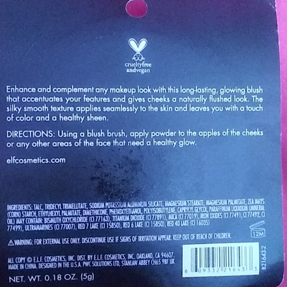 E.l.f Pink blush - Picture 2 of 2
